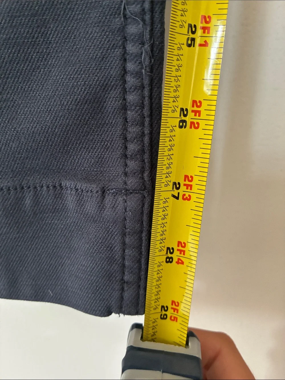 Quince French Terry Wide Leg Pants Navy